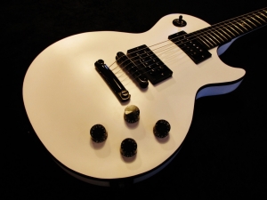 Gibson Gothic Les Paul Restoration In Custom Matte White Handmade Logos
