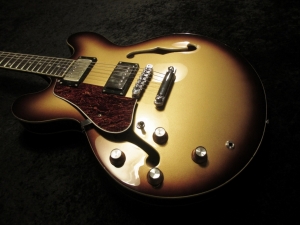 335 Full Makeover Gold Top Burst All New Parts and Wiring